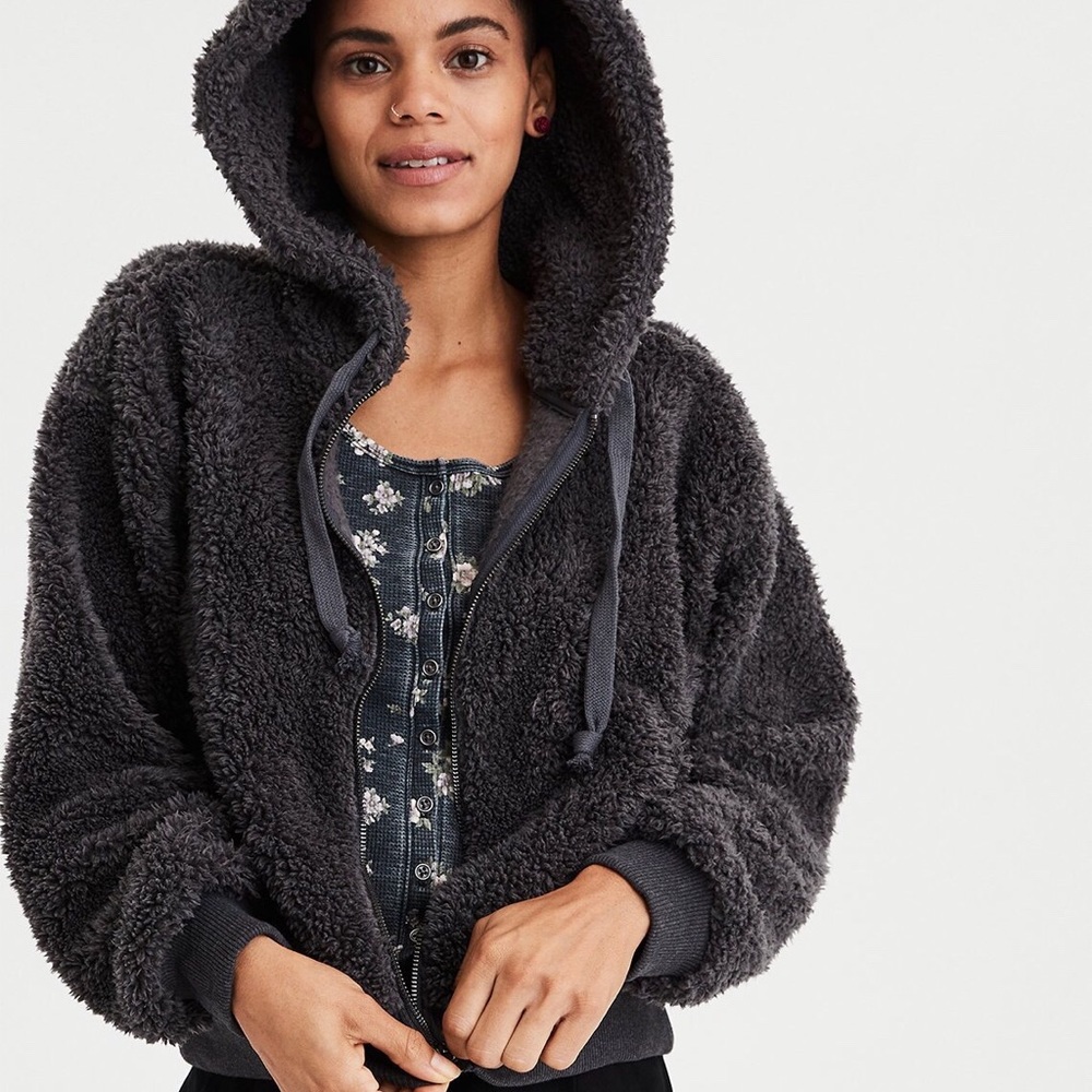 American Eagle Teddy Jacket